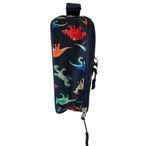 TOMMY BAHAMA KIDS LUNCH BOX BAG INSULATED DINOSAURS NAVY 8 X 10 NWT - Picture 4 of 6